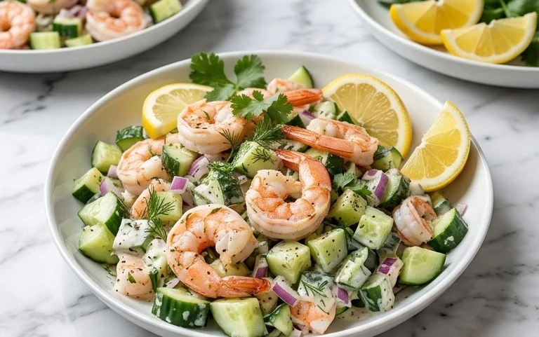 Cucumber Shrimp Salad