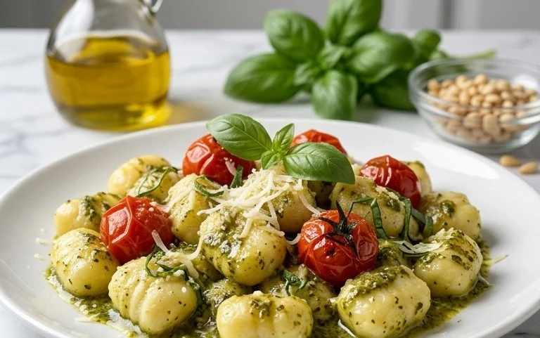 Creamy Pesto Gnocchi