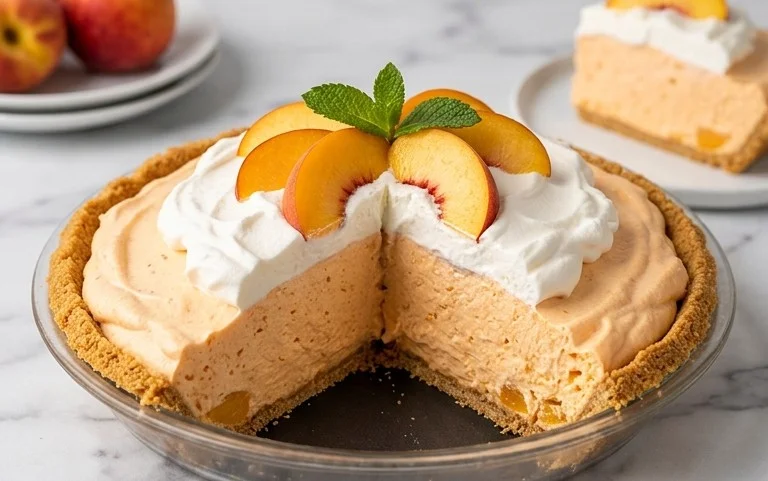 Peach Chiffon Pie