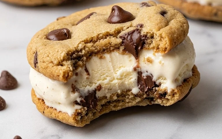 Cookie Ice Cream Sandwiches (Like a Chipwich!)