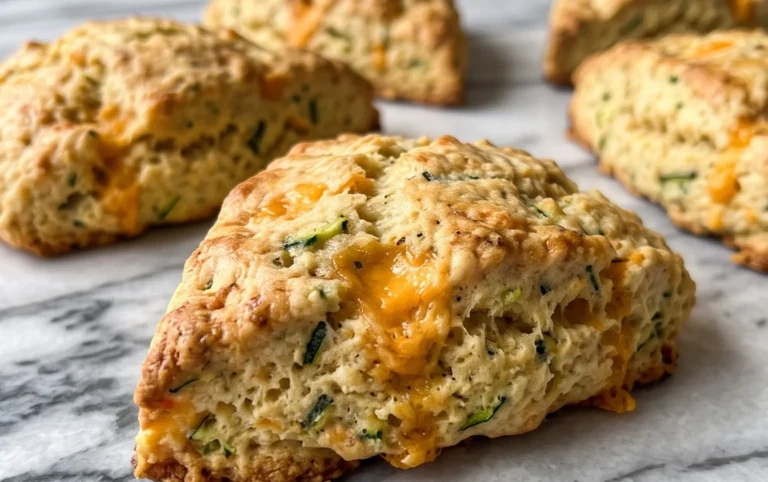 Zucchini Cheddar Scones