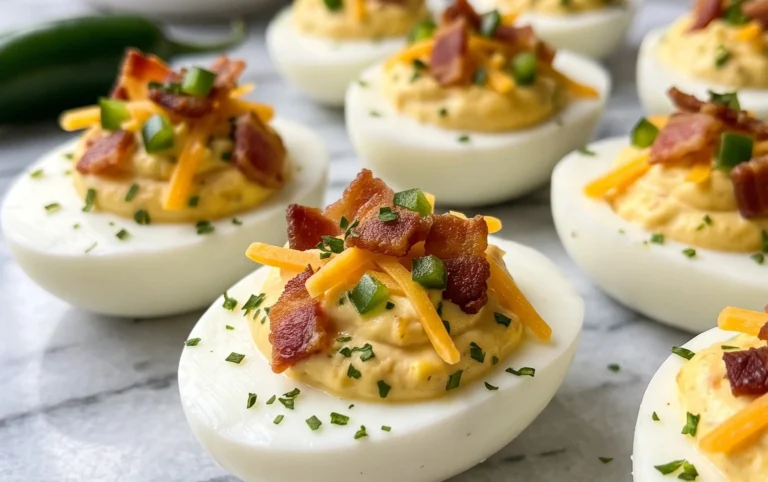 Jalapeno Popper Deviled Eggs