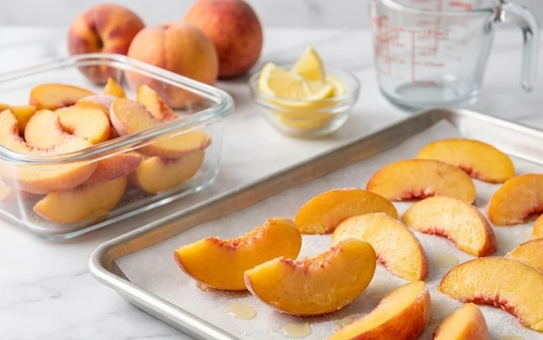 Freezing Peaches, How to Easily Freeze Peaches