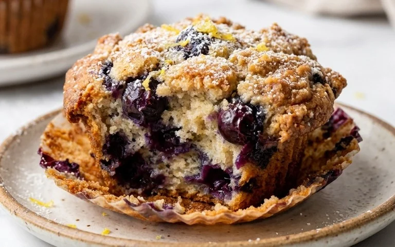 Homemade Blueberry Muffins