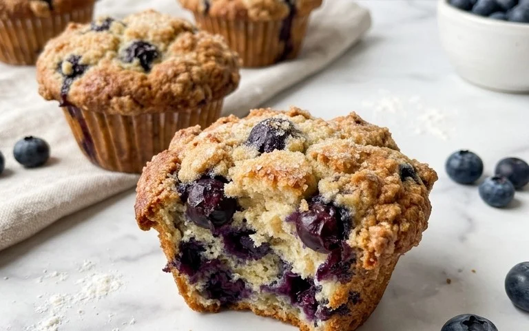 Homemade Blueberry Muffins