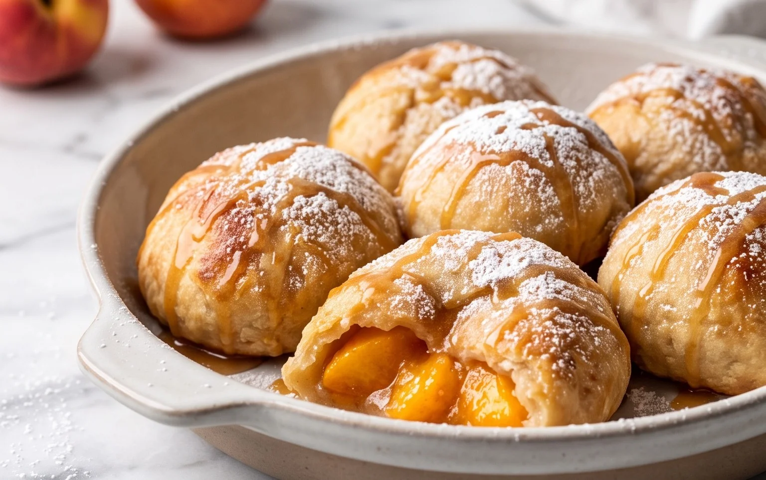 Peach Dumplings
