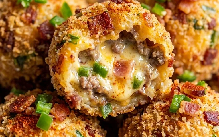 Beef Bacon Jalapeño Popper Cheese Balls