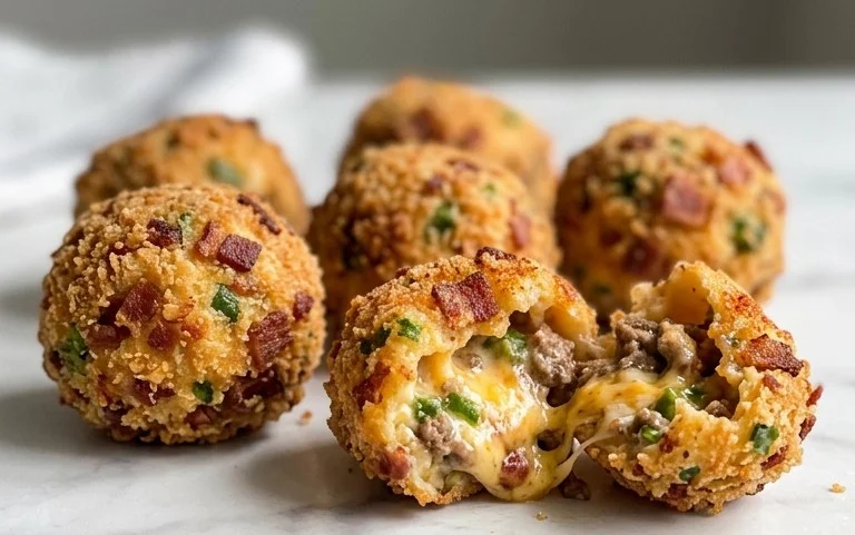Beef Bacon Jalapeño Popper Cheese Balls