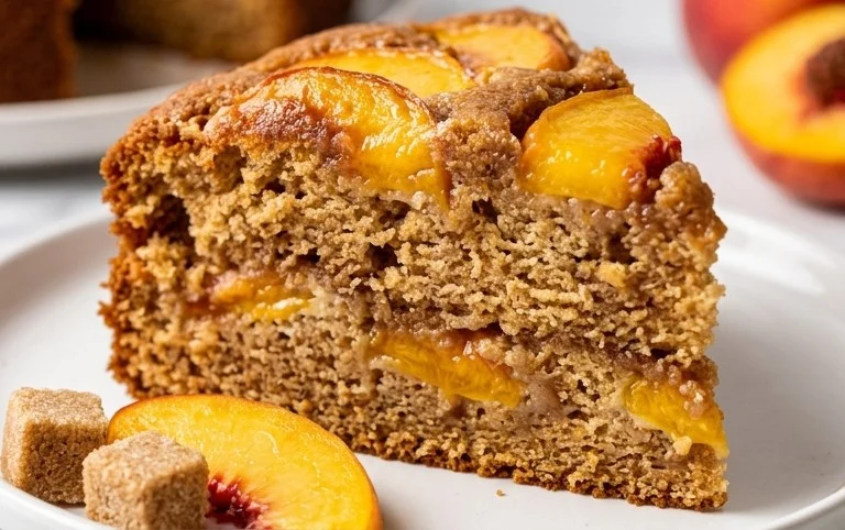 Brown Sugar Peach Cake