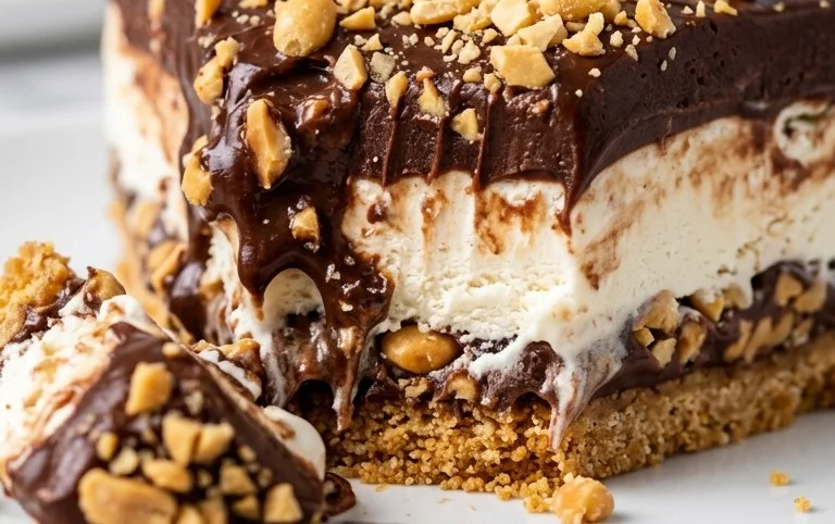 Buster Bar Ice Cream Cake