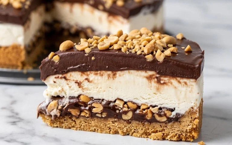 Buster Bar Ice Cream Cake
