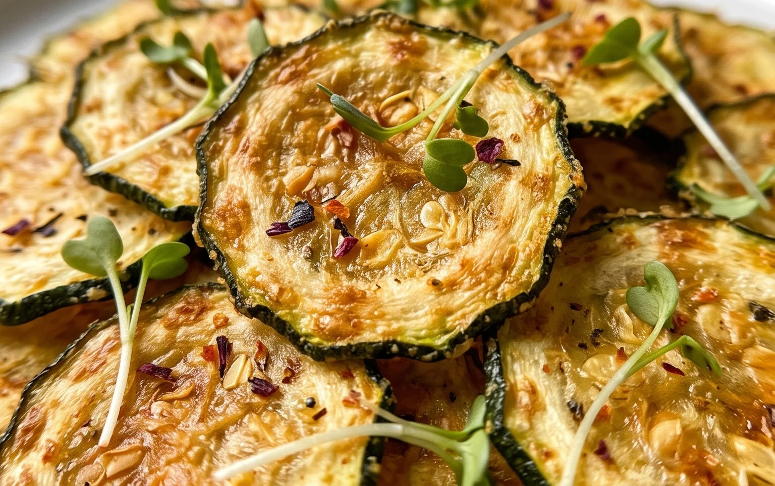 Crispy Baked Zucchini Chips
