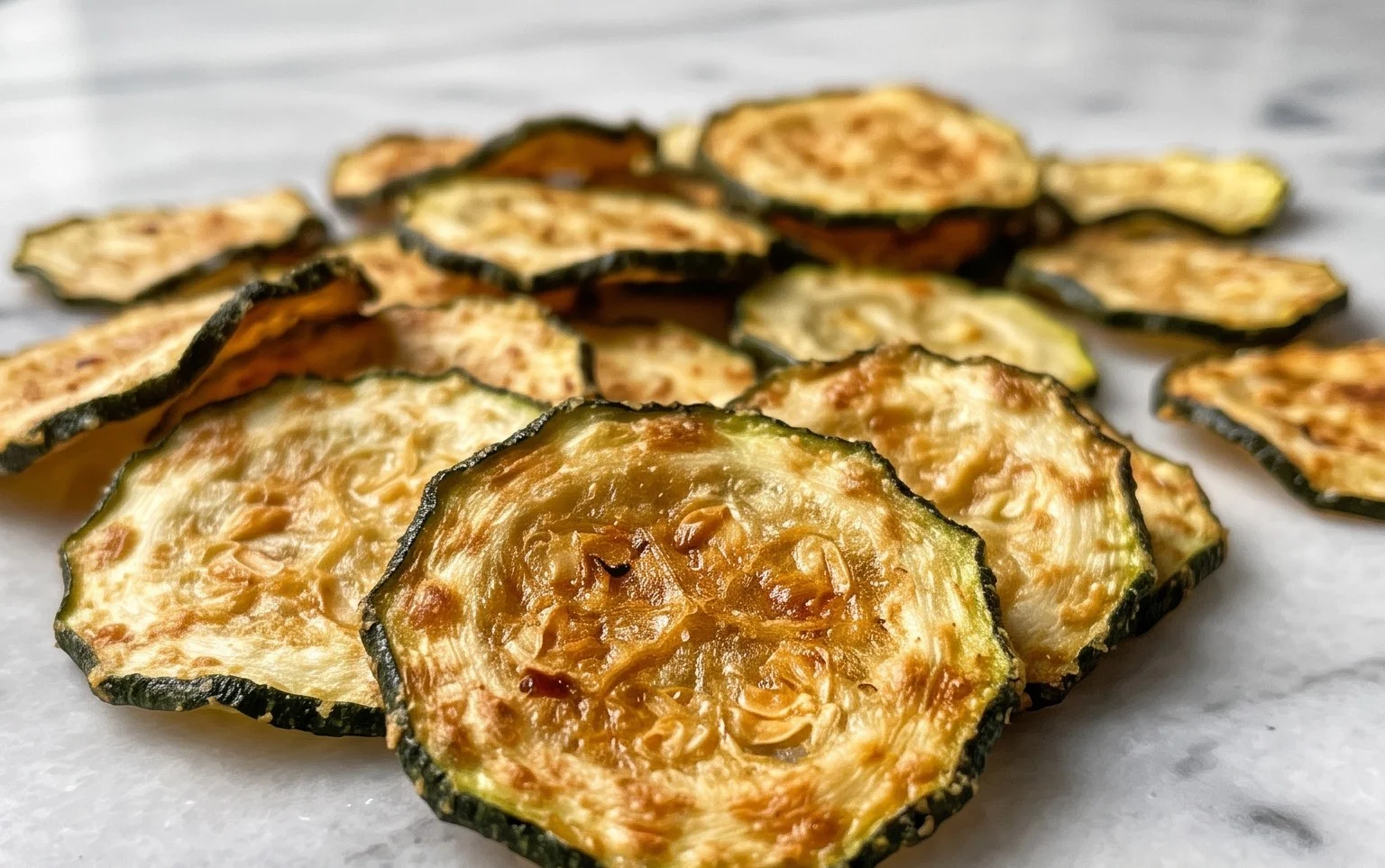 Crispy Baked Zucchini Chips