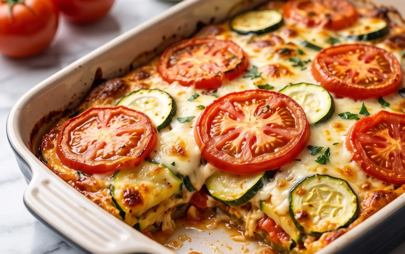 Zucchini Tomato Bake