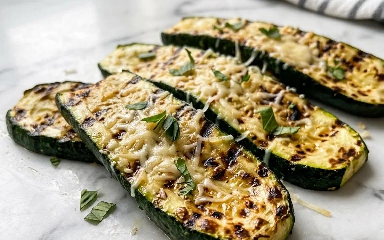 Grilled Zucchini with Parmesan