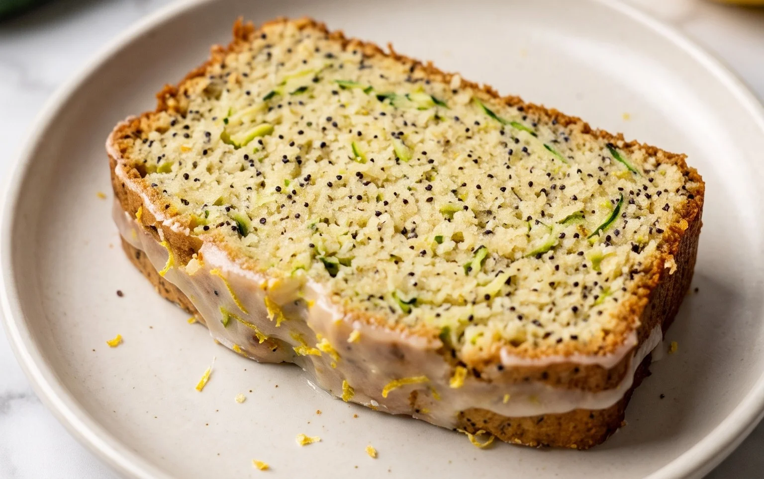 Easy Lemon Poppy Seed Zucchini Bread