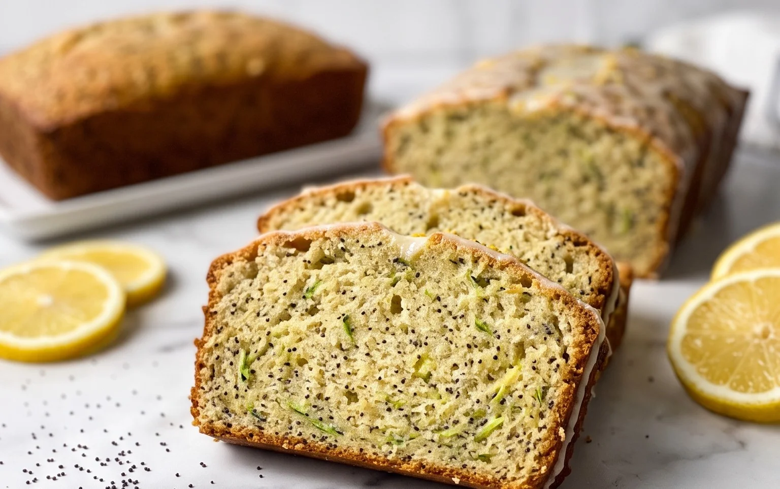 Easy Lemon Poppy Seed Zucchini Bread